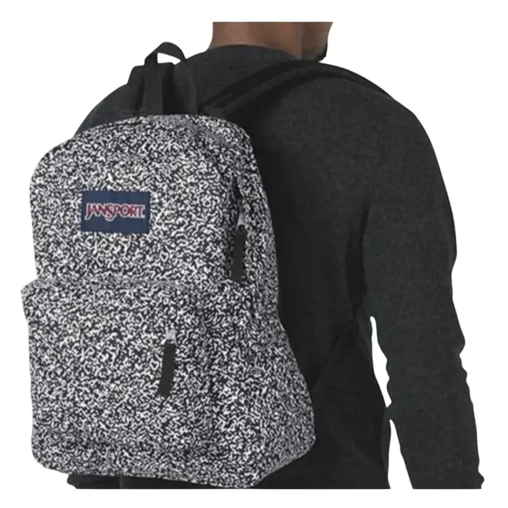 JanSport Originals Superbreak One Black Noise JS00T15W58F Authentic NWOT